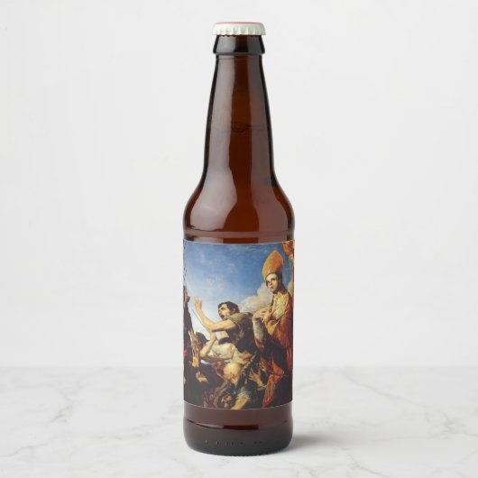 Sint Januarius Bisschop van Benevento Bier Etiket (Voorkant)