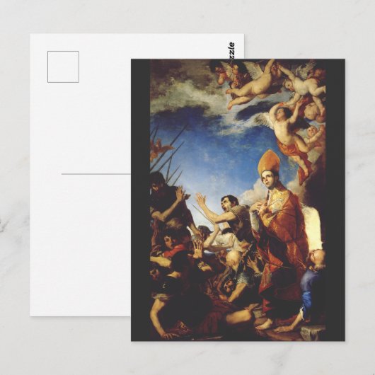 Sint Januarius Bisschop van Benevento Briefkaart (Voorkant / Achterkant)