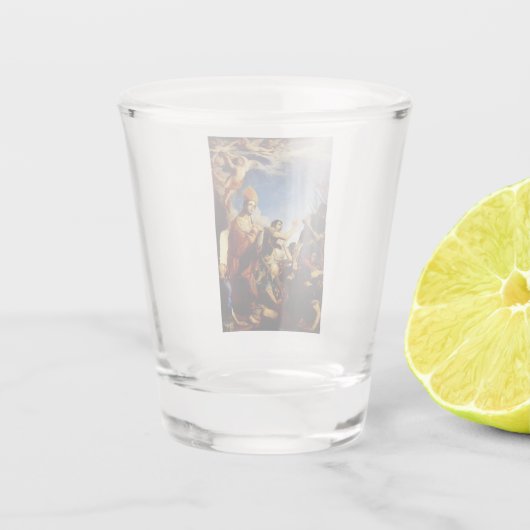 Sint Januarius Bisschop van Benevento Shot Glas (Achterkant)