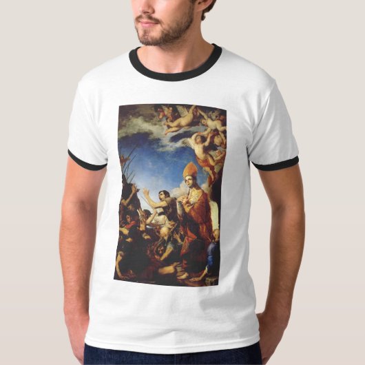 Sint Januarius Bisschop van Benevento T-shirt (Voorkant)