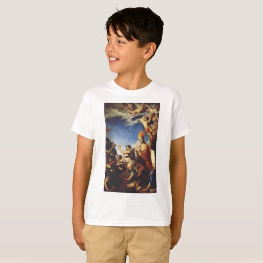 Sint Januarius Bisschop van Benevento T-shirt (Voorkant volledig)