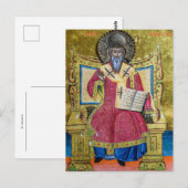 Sint-Januarius orthodox Christelijk icoon Briefkaart (Voorkant / Achterkant)