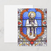 Sint Jean Vianney Premium Zielsgids Kunstprint (Voorkant / Achterkant)