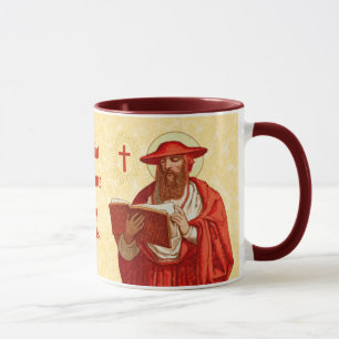 Sint-Jerome als kardinaal met boek (P 004) Mok