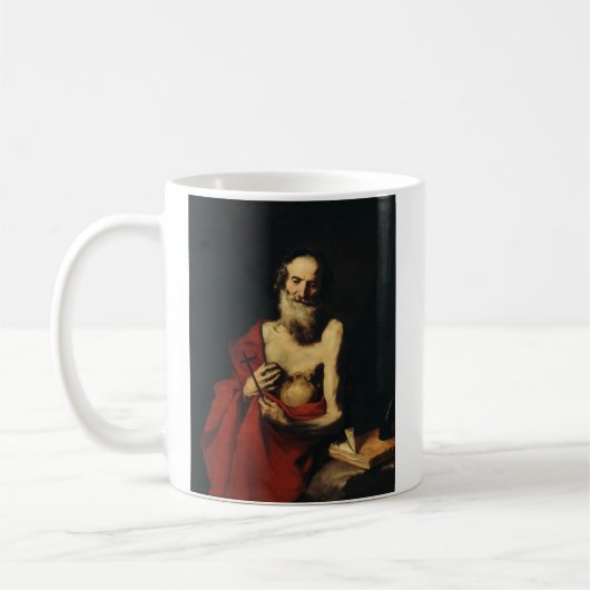 Sint-Jerome door Jusepe de Ribera Koffiemok (Links)