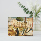 Sint-Jerome en leeuw in het klooster, 1501-09 Briefkaart (Staand voorkant)