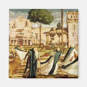 Sint-Jerome en leeuw in het klooster, 1501-09 Magneet