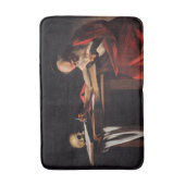 Sint-Jeromus schrijvend (door Caravaggio) Badmat (Voorkant Verticaal)