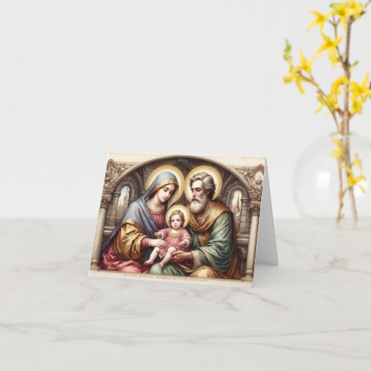 Sint Joachim en Anne-Orthodoxe Infertiliteit Kaart (Gele Bloem)