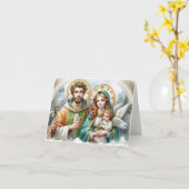 Sint Joachim en Anne-Orthodoxe Onvruchtbaarheid Kaart (Gele Bloem)