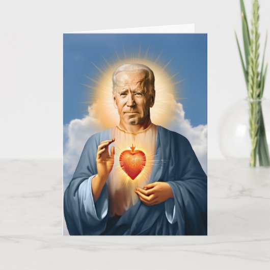 Sint Joe Biden Bidkaars Kaart (Voorkant)