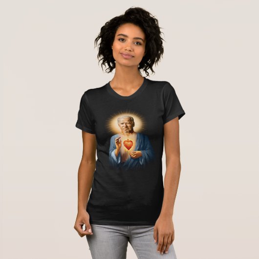 Sint Joe Biden Gebed Devotioneel T-shirt (Voorkant volledig)