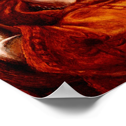 Sint Johanna van Arc Beschermster van Frankrijk Poster (Hoek)