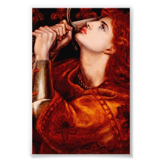 Sint Johanna van Arc Verdedigster van Frankrijk Foto Afdruk (Voorkant)