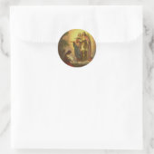 Sint Johanna van Arkel Ronde Sticker (Tas)