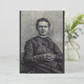 Sint Johannes Bosco Priester en Belijder Kaart (Staand voorkant)