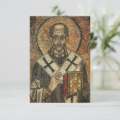 Sint Johannes Chrysostomus aartsbisschop van Const Bedankkaart (Staand voorkant)