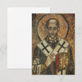 Sint Johannes Chrysostomus aartsbisschop van Const Bedankkaart (Voorkant / Achterkant)