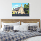 Sint-Johannes de Doperkerk, Rogerstone Canvas Afdruk (Insitu (Slaapkamer))