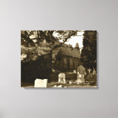 Sint-Johannes de Doperkerk, Rogerstone Canvas Afdruk (Voorkant)