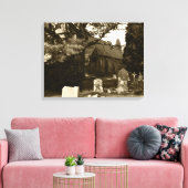 Sint-Johannes de Doperkerk, Rogerstone Canvas Afdruk (Insitu (Woonkamer))