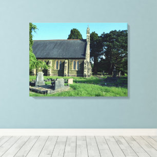 Sint-Johannes de Doperkerk, Rogerstone Canvas Afdruk