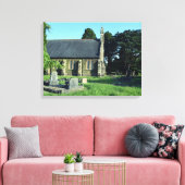 Sint-Johannes de Doperkerk, Rogerstone Canvas Afdruk (Insitu (Woonkamer))