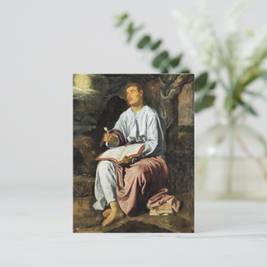 Sint-Johannes op Patmos, fijn kunst, Briefkaart (Staand voorkant)