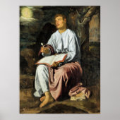 Sint-Johannes op Patmos, fijn kunst, Poster (Voorkant)
