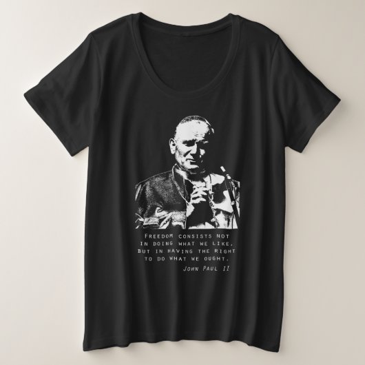 Sint-Johannes Paulus II T-Shirt (Design voorkant)