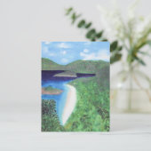 Sint-John, Amerikaans strand Uitzicht op de Amerik Briefkaart (Staand voorkant)