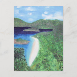 Sint-John, Amerikaans strand Uitzicht op de Amerik Briefkaart