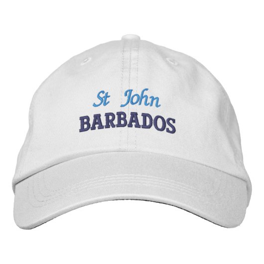 Sint-John, Barbados, geborduurd Pet (Voorkant)