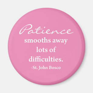 Sint-John Bosco Inspirerend term Magnet - Roze