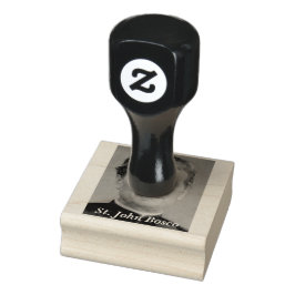 Sint-John Bosco Portrait Rubber Stempel