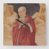 Sint John Cassian Kerk Vader Vierkante Klok (Voorkant)