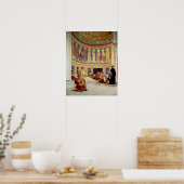 Sint-John Chrysostom wordt uitgelaten door Empress Poster (Keuken)