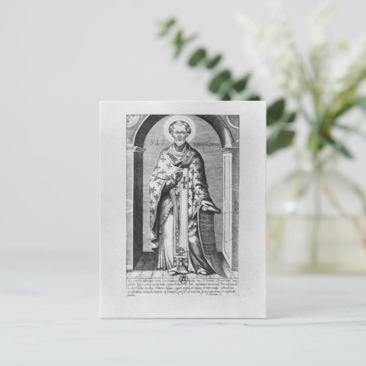 Sint-John Chrysostome, 17e eeuw Briefkaart (Staand voorkant)
