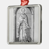 Sint-John Chrysostome, 17e eeuw Metalen Ornament (Links)