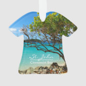 Sint-John Cinnamon Bay Beach Shirt Ornament (achterkant)