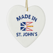 Sint-John Coat van wapens Keramisch Ornament (Rechts)