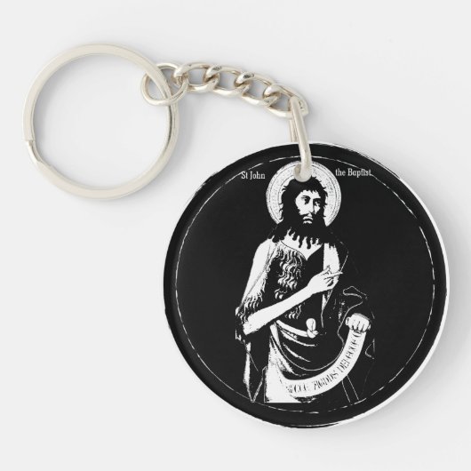 Sint-John De Baptist AcrylSleutelhanger Sleutelhanger (Voorkant)