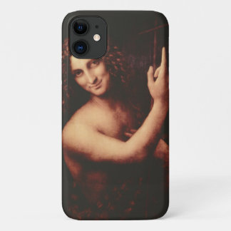 Sint-John de Baptist door Leonardo da Vinci iPhone 11 Hoesje