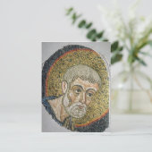 Sint John de Baptist: Fragment van een mozaïek Briefkaart (Staand voorkant)