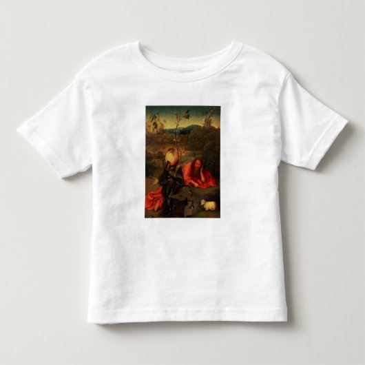 Sint John de Baptist in de Meditatie Kinder Shirts (Voorkant)