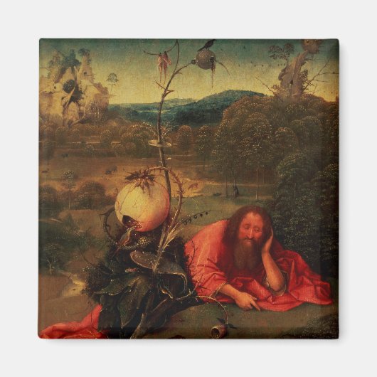Sint John de Baptist in de Meditatie Magneet (Voorkant)
