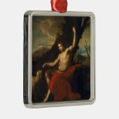 Sint John de Baptist in de Wilde Metalen Ornament (Rechts)