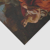 Sint John de Baptist in Wilderness, Lanfranco Tissuepapier (Detail)