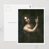 Sint-John de Baptist, Leonardo da Vinci Briefkaart (Voorkant / Achterkant)