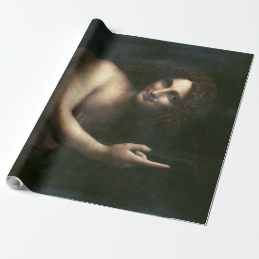 Sint-John de Baptist, Leonardo da Vinci Cadeaupapier (Uitgerold)